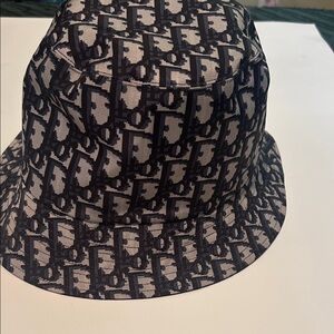 Dior Monogram Black and White Hat